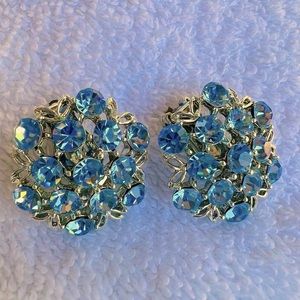 Vintage earrings and brooch